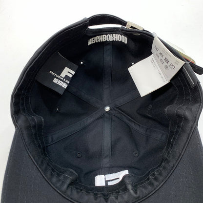 【中古品】【メンズ】 NEIGHBORHOOD ネイバーフッド FUTURE LOGO CAP キャップ ブランド 帽子 185-250118-gm-21-fuz サイズ：FREE カラー：ブラック 万代Net店