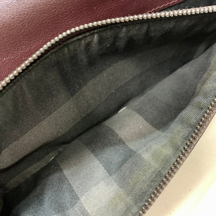 【中古品】【レディース】 BURBERRY バーバリー 長財布 ブランド 財布 ウォレット 200-250126-gm-09-fuz カラー：ネイビー ボルドー 万代Net店