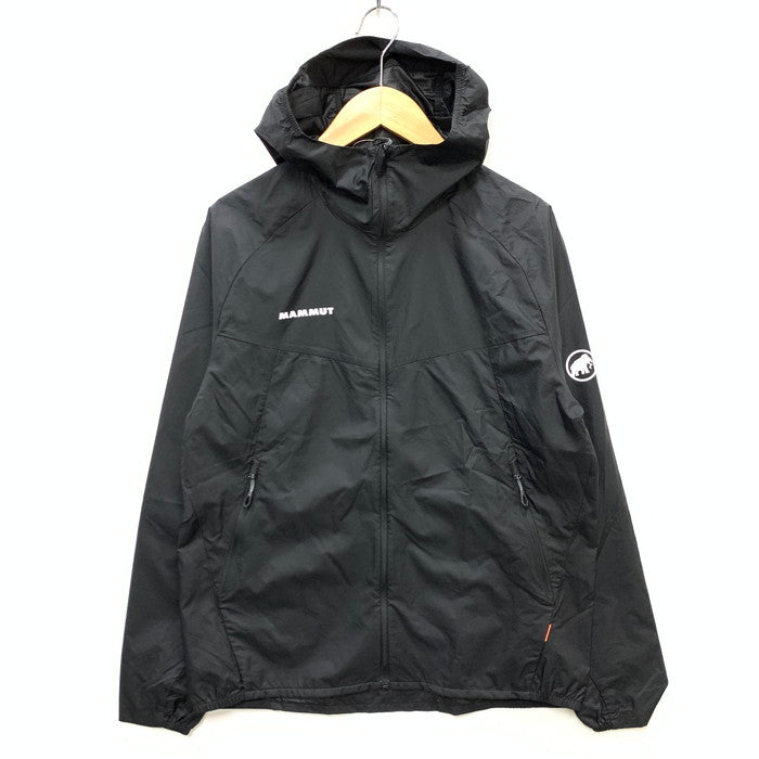 【中古品】【メンズ】 Mammut マムート 1012-00530 CONVEY WB HOODED JACKET ナイロンジャケット アウター ブランド 古着 144-250125-gm-23-fuz サイズ：M カラー：ブラック 万代Net店