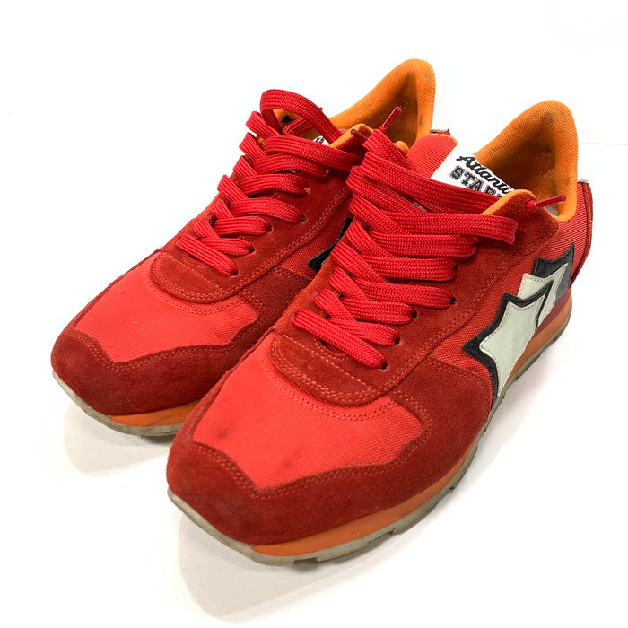 【中古品】【メンズ】 ATLANTIC STARS ANTARES シューズ 靴 スニーカー 162-250118-gm-23-fuz サイズ：41 カラー：レッド 万代Net店