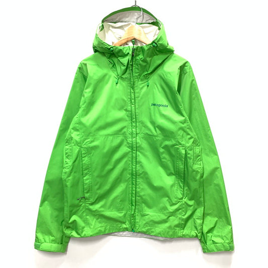 【中古品】【メンズ】 patagonia パタゴニア 83801SP13 TORRENT SHELL JACKET ナイロンジャケット ブランド 古着 144-250201-gm-12-fuz サイズ：M カラー：グリーン 万代Net店