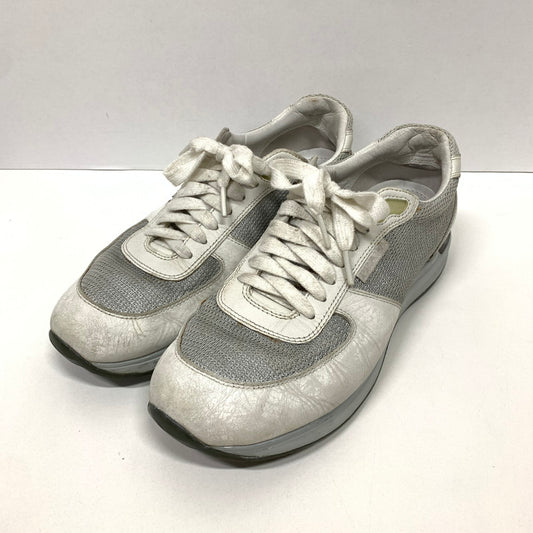 【中古品】【メンズ】 PRADA プラダ ローカット メッシュ スニーカー シューズ 靴 ブランド 183-250114-mh-07-fuz サイズ：26 カラー：ホワイト 万代Net店