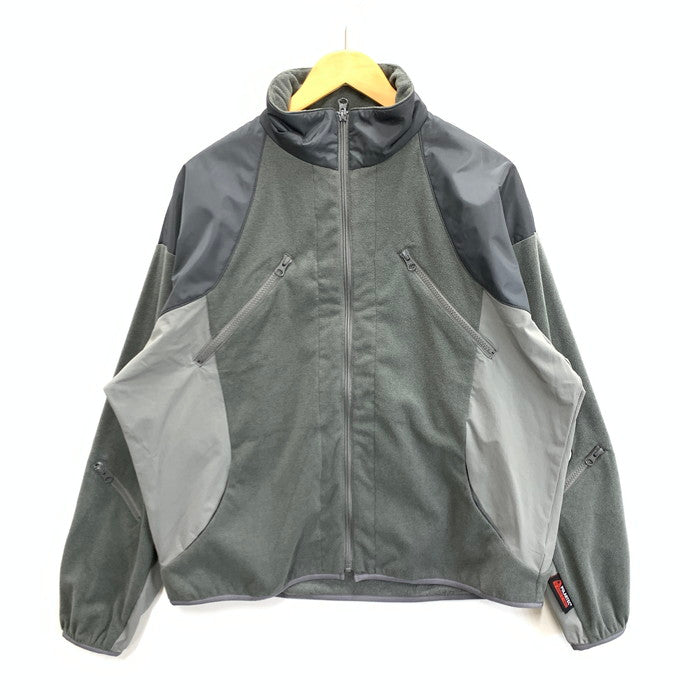 【中古品】【メンズ】 Hombre Nino オンブレニーニョ POLARTEC ZIP JACKET フリースジャケット ブランド 古着 140-250120-gm-15-fuz サイズ：不明 カラー：グレー 万代Net店