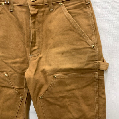 【中古品】【メンズ】 Carhartt カーハート ダブルニーペインターパンツ ボトムス ブランド 古着 156-250118-gm-35-fuz サイズ：29×32 カラー：ブラウン 万代Net店