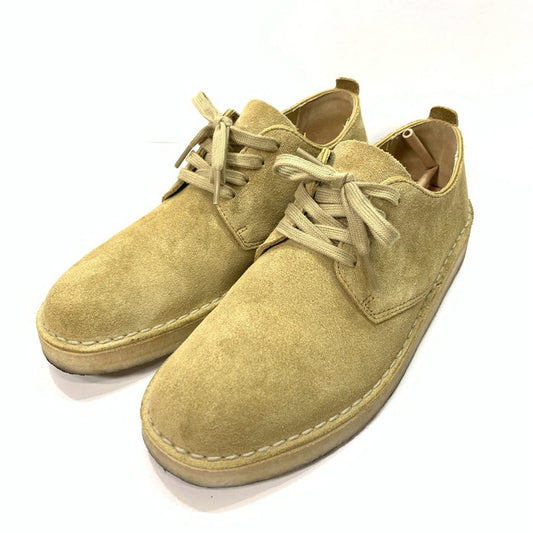 【中古品】【メンズ】 Clarks クラークス COAL LONDON スエードシューズ 靴 ブーツ 164-250209-gm-36-fuz サイズ：42 カラー：ベージュ 万代Net店