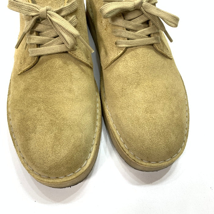 【中古品】【メンズ】 Clarks クラークス COAL LONDON スエードシューズ 靴 ブーツ 164-250209-gm-36-fuz サイズ：42 カラー：ベージュ 万代Net店