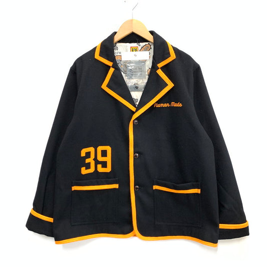 【中古品】【メンズ】 HUMAN MADE ヒューマンメード REUNION JACKET 再構築ジャケット テーラード アウター 古着 142-250120-gm-19-fuz サイズ：XL カラー：ブラック 万代Net店