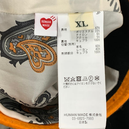 【中古品】【メンズ】 HUMAN MADE ヒューマンメード REUNION JACKET 再構築ジャケット テーラード アウター 古着 142-250120-gm-19-fuz サイズ：XL カラー：ブラック 万代Net店