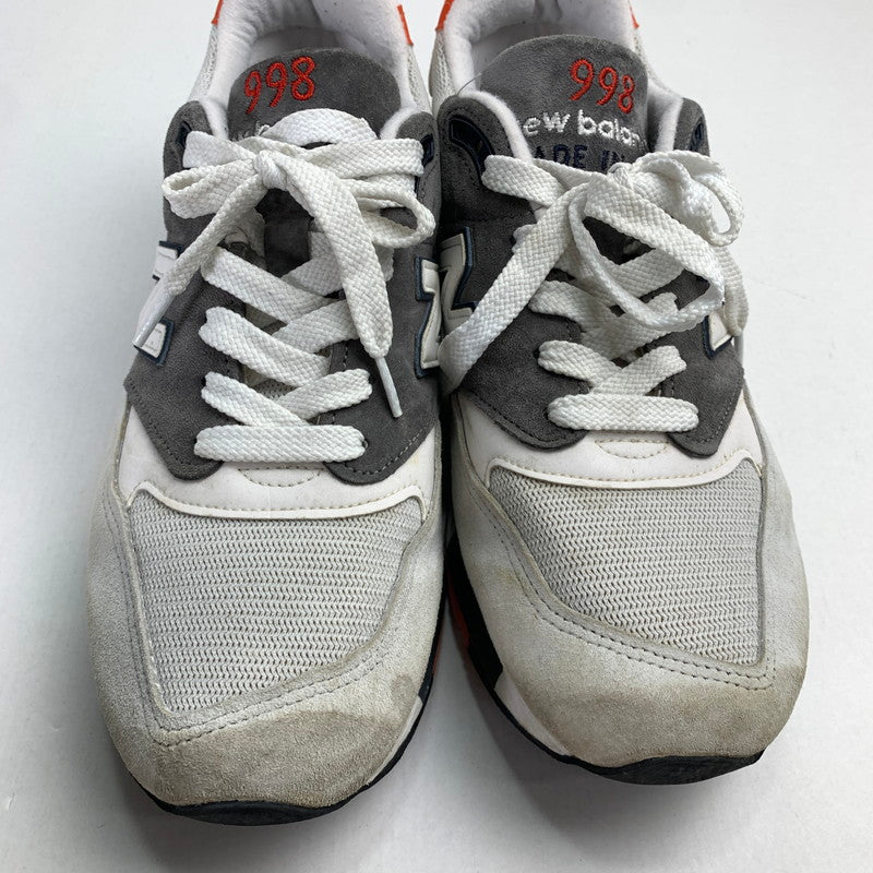 【中古品】【メンズ】  NEW BALANCE ニューバランス M998CREA スニーカー 靴 162-250119-st-18-fuz サイズ：27.0cm カラー：グレー 万代Net店