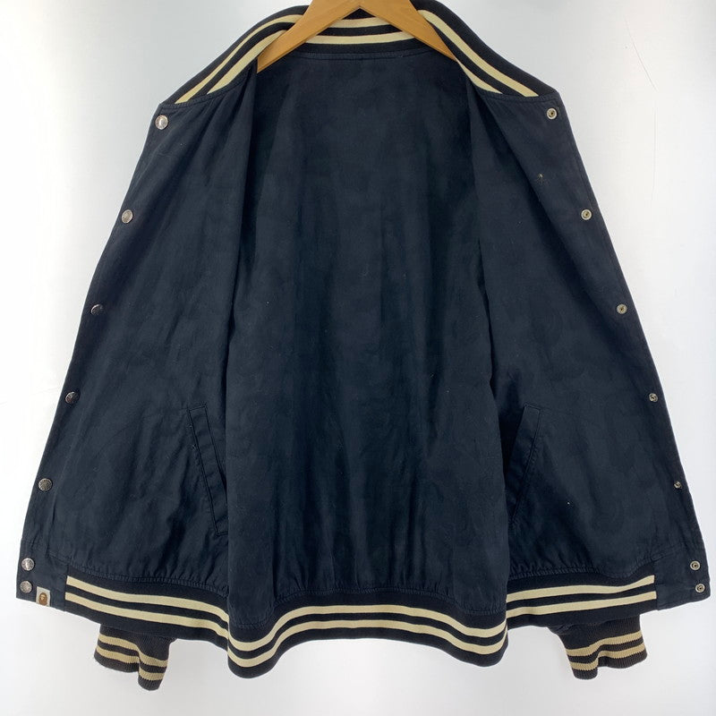 【中古品】【メンズ】  A BATHING APE ア・ベイシング・エイプ リバーシブルコーチジャケット 142-250119-st-09-fuz サイズ：L カラー：ブラック 万代Net店