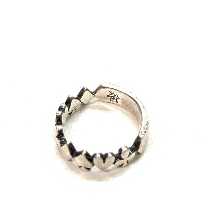 【中古品】【メンズ】 PUERTA DEL SOL プエルタデルソル R510 リング トランプ SILVER950 ブランド 指輪 アクセサリー 192-250316-gm-21-fuz サイズ：10号 カラー：シルバー 10号 万代Net店