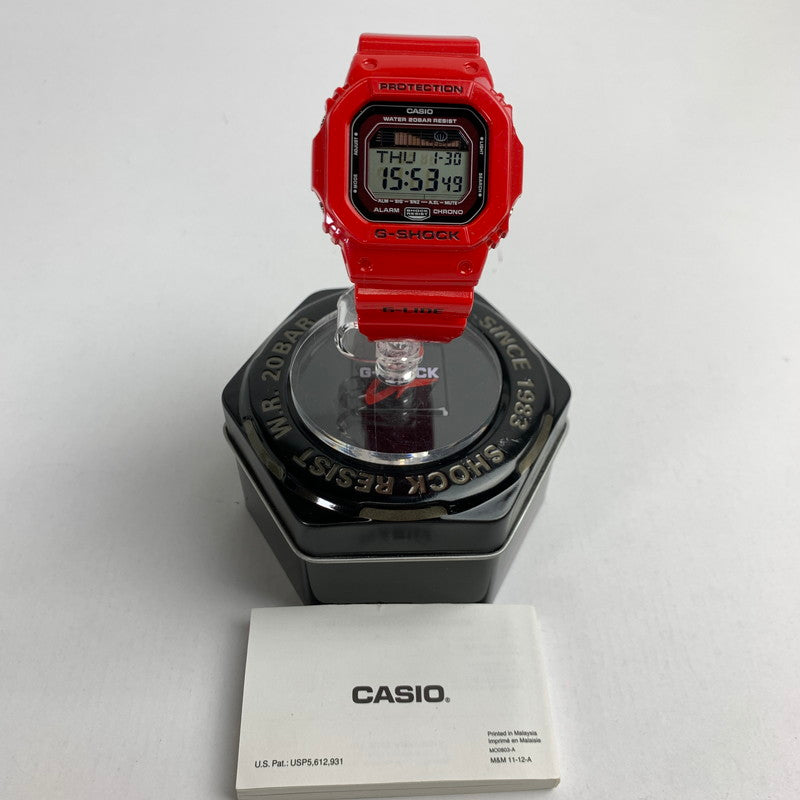 【中古品】【メンズ】  G-SHOCK GLX-5600 時計 ジーショック 196-250130-st-01-fuz カラー：レッド 万代Net店