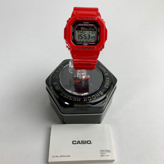 【中古品】【メンズ】  G-SHOCK GLX-5600 時計 ジーショック 196-250130-st-01-fuz カラー：レッド 万代Net店