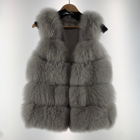 【中古品】【レディース】 SHELLER シェリエ FOX FIRST STEP GILET COAT フォックス ファースト ステップ ジレ コート ベスト GRAY/SIZE:F 169-260916-io-05-fuzh カラー：グレー 万代Net店