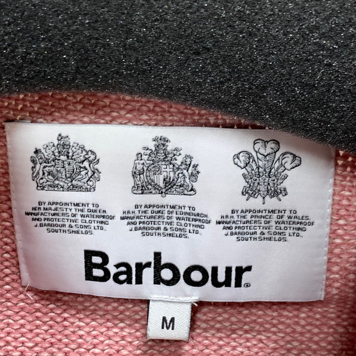 【中古品】【メンズ】 Barbour バーブァー ニットセーター トップス ブランド 古着 オーバーサイズ 141-250201-gm-39-fuz サイズ：M カラー：ピンク 万代Net店