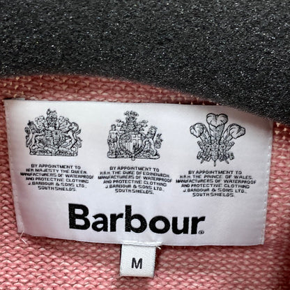 【中古品】【メンズ】 Barbour バーブァー ニットセーター トップス ブランド 古着 オーバーサイズ 141-250201-gm-39-fuz サイズ：M カラー：ピンク 万代Net店