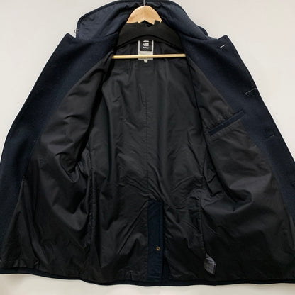 【中古品】【メンズ】 G-STAR RAW WOOL COAT ウールコート ジャケット ブランド 古着 141-250224-gm-33-fuz サイズ：XL カラー：ブラック 万代Net店