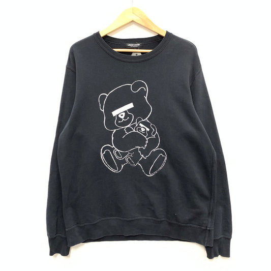 【中古品】【メンズ】 UNDERCOVER アンダーカバー BEAR SWEATSHIRT スウェットシャツ トップス ブランド 古着 140-250125-gm-29-fuz サイズ：4 カラー：ブラック 万代Net店