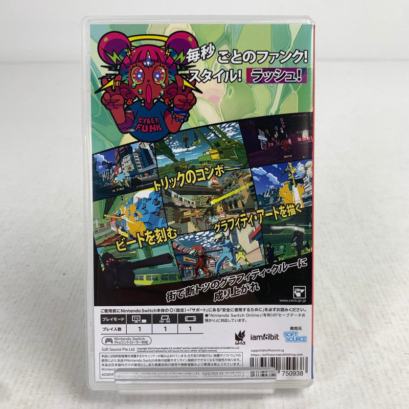 【中古品】 Bomb Rush Cyberfunk ボムラッシュ サイバーファンク Nintendo Switch ニンテンドースイッチ ゲームソフト [CERO区分_C/ 15歳以上対象] 029-260830-io-27-fuz 万代Net店