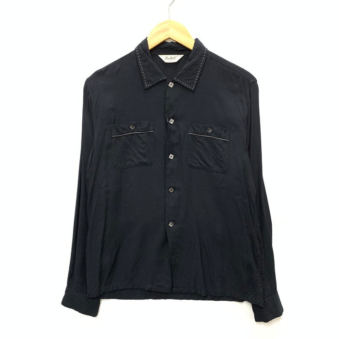 【中古品】【メンズ】 RADIALL ラディアル レーヨンウエスタンシャツ 長袖 トップス ブランド 古着 142-250127-gm-05-fuz サイズ：M カラー：ブラック 万代Net店