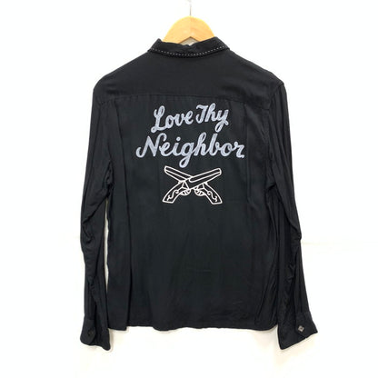 【中古品】【メンズ】 RADIALL ラディアル レーヨンウエスタンシャツ 長袖 トップス ブランド 古着 142-250127-gm-05-fuz サイズ：M カラー：ブラック 万代Net店