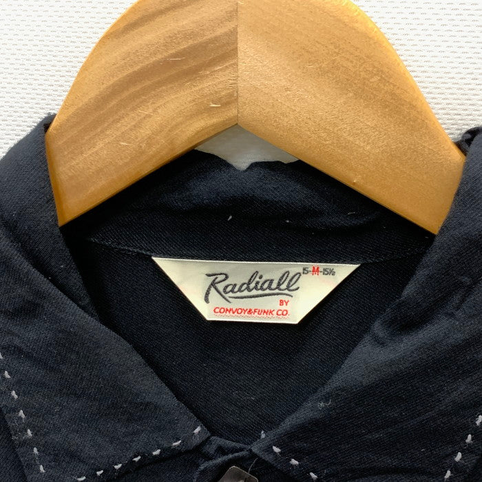 【中古品】【メンズ】 RADIALL ラディアル レーヨンウエスタンシャツ 長袖 トップス ブランド 古着 142-250127-gm-05-fuz サイズ：M カラー：ブラック 万代Net店