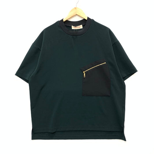 【中古品】【メンズ】 CULLNI 半袖Tシャツ カットソー トップス ブランド 古着 140-250127-gm-14-fuz サイズ：02 カラー：グリーン 万代Net店