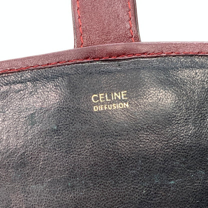 【中古品】【レディース】 CELINE セリーヌ オールド マカダム クラッチバッグ ブランド カバン 181-250127-gm-34-fuz カラー：ワインレッド 万代Net店