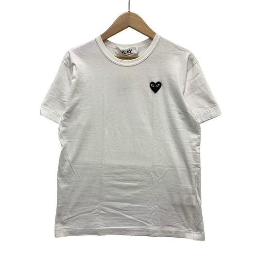 【中古品】【メンズ】 PLAY COMME des GARCONS プレイコムデギャルソン 半袖Tシャツ ブランド 古着 140-250202-gm-11-fuz サイズ：L カラー：ホワイト 万代Net店