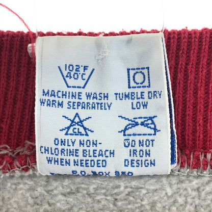 【中古品】Champion チャンピオン 90‘S リバースウィーブ 刺繡タグ USA製 Vネック スウェット トレーナー シャツ トップス ブランド 古着 146-250129-mh-02-fuz サイズ：XL カラー：グレー 万代Net店