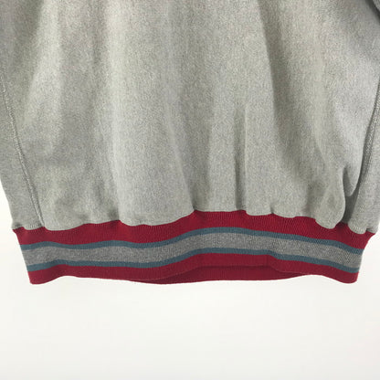 【中古品】Champion チャンピオン 90‘S リバースウィーブ 刺繡タグ USA製 Vネック スウェット トレーナー シャツ トップス ブランド 古着 146-250129-mh-02-fuz サイズ：XL カラー：グレー 万代Net店
