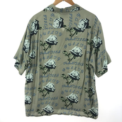 【中古品】WACKO MARIA ワコマリア 21SS HAWAIIAN SHIRT ハワイアン シャツ 半袖 Tシャツ トップス ブランド 古着 140-250129-mh-01-fuz サイズ：XL カラー：カーキ 万代Net店