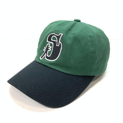 【中古品】【メンズ】 STUSSY ステューシー VINTAGE S LOW PRO CAP ロゴキャップ 帽子 185-250202-gm-36-fuz サイズ：FREE カラー：グリーン 万代Net店