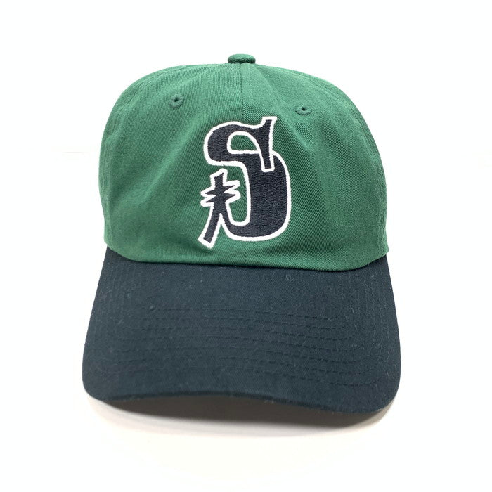 【中古品】【メンズ】 STUSSY ステューシー VINTAGE S LOW PRO CAP ロゴキャップ 帽子 185-250202-gm-36-fuz サイズ：FREE カラー：グリーン 万代Net店