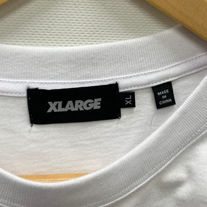 【中古品】【メンズ】 XLARGE エクストララージ 長袖Tシャツ カットソー トップス ブランド 古着 142-250209-gm-09-fuz サイズ：XL カラー：ホワイト 万代Net店