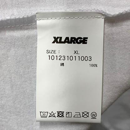 【中古品】【メンズ】 XLARGE エクストララージ 長袖Tシャツ カットソー トップス ブランド 古着 142-250209-gm-09-fuz サイズ：XL カラー：ホワイト 万代Net店