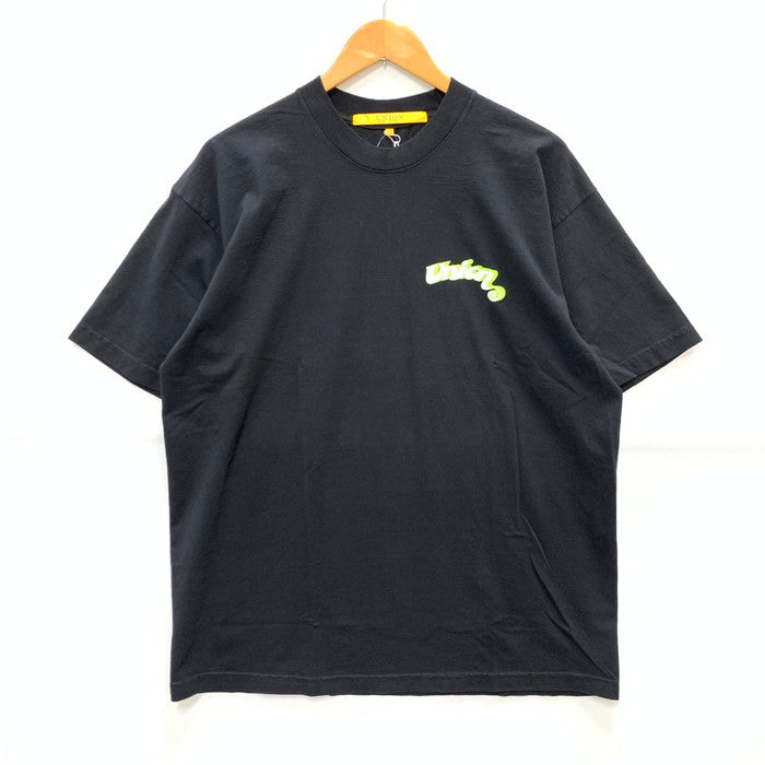 【中古美品】【メンズ】 UNION 半袖Tシャツ カットソー トップス ブランド 古着 142-250209-gm-07-fuz サイズ：M カラー：ブラック 万代Net店