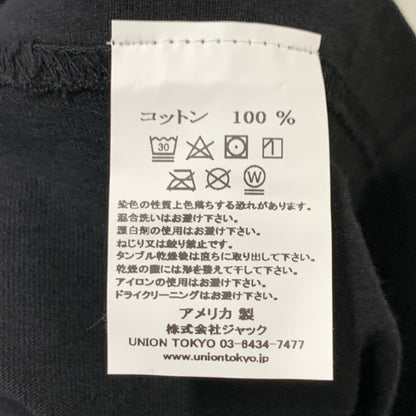 【中古美品】【メンズ】 UNION 半袖Tシャツ カットソー トップス ブランド 古着 142-250209-gm-07-fuz サイズ：M カラー：ブラック 万代Net店