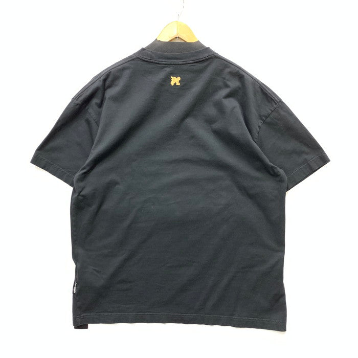 【中古品】【メンズ】 PALM ANGELS PMAR24-093 半袖Tシャツ カットソー トップス ブランド 古着 141-250202-gm-34-fuz サイズ：L カラー：ブラック 万代Net店