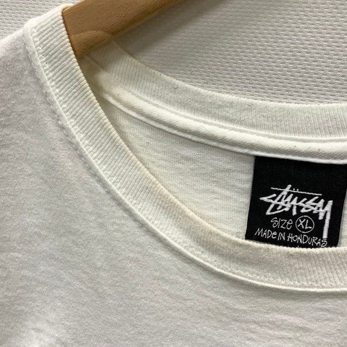 【中古品】【メンズ】 STUSSY ステューシー GANG STARR TEE 半袖Tシャツ カットソー トップス ブランド 古着 142-250202-gm-23-fuz サイズ：XL カラー：ホワイト 万代Net店