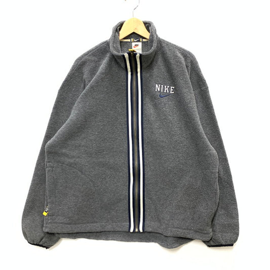 【中古品】【メンズ】 NIKE ナイキ 銀タグ フリースジャケット アウター ブランド 古着 145-250202-gm-26-fuz サイズ：M カラー：グレー 万代Net店