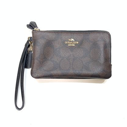 【中古品】【レディース】 COACH コーチ ダブルジップウォレット ブランド 財布 181-250215-gm-35-fuz カラー：ブラウン 万代Net店