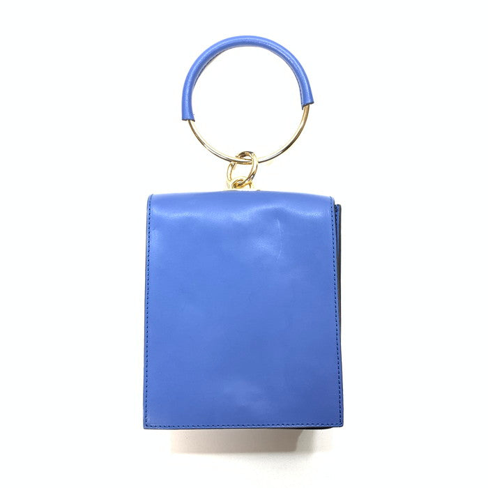 【中古品】【レディース】 MAISONVINCENT メゾンヴァンサン レザー チェーン バッグ ショルダーバッグ ハンドバッグ ブランド カバン 188-250309-gm-34-fuz カラー：ブルー 万代Net店