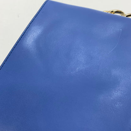 【中古品】【レディース】 MAISONVINCENT メゾンヴァンサン レザー チェーン バッグ ショルダーバッグ ハンドバッグ ブランド カバン 188-250309-gm-34-fuz カラー：ブルー 万代Net店