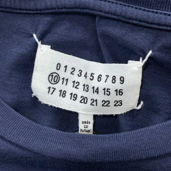 【中古品】【メンズ】 MAISON MARGIELA メゾンマルジェラ S50GC0466 半袖Tシャツ カットソー トップス ブランド 古着 141--gm-33-fuz サイズ：46 カラー：ネイビー 万代Net店