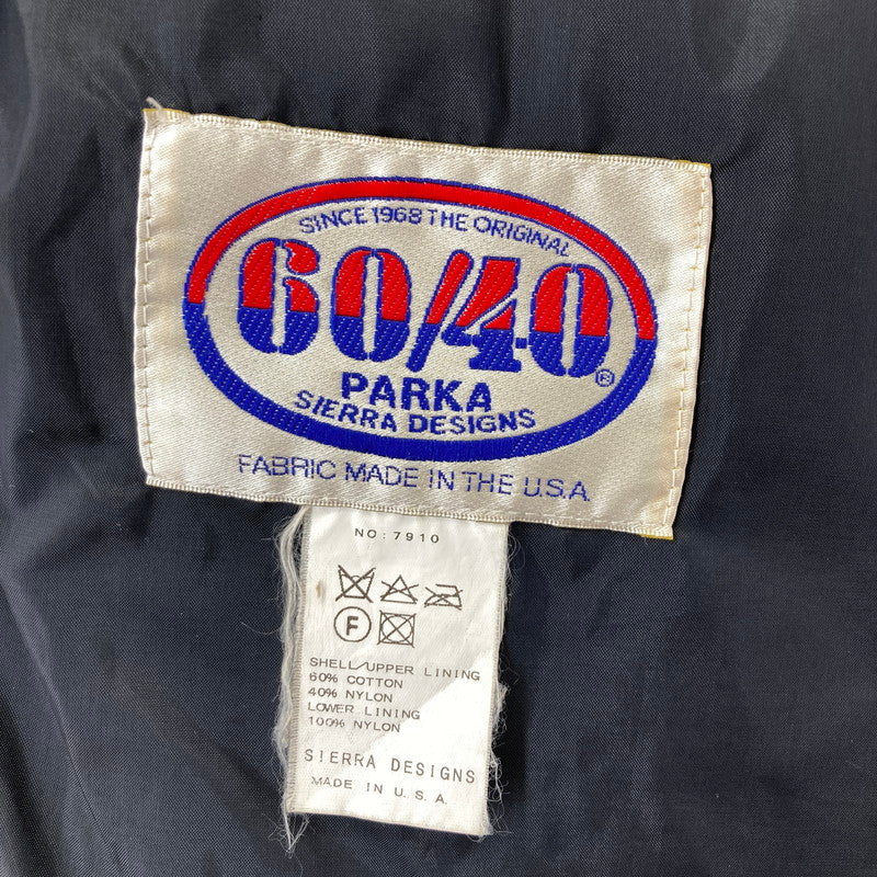 【中古品】【メンズ】 SIERRA DESIGNS シェラデザイン 7910 ORIGINAL MOUNTAIN PARKA オリジナル マウンテン パーカー ジャケット アウター ブランド 古着 144-250205-mh-03-fuz サイズ：M カラー：ブラック 万代Net店