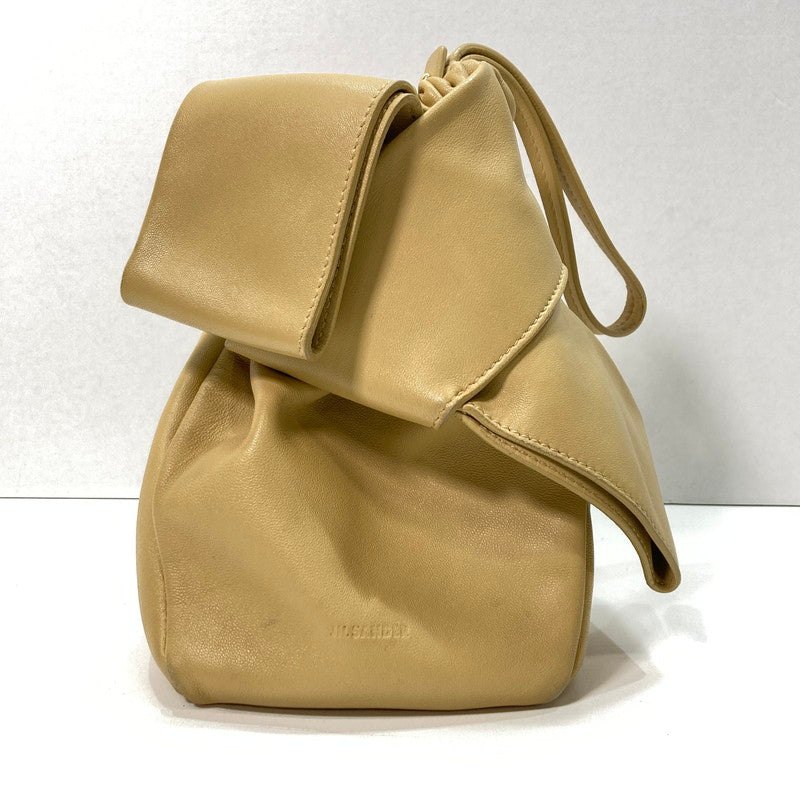 【中古品】【レディース】 JIL SANDER ジルサンダー J08WD0030 BOW POUCH BAG ポーチ バッグ カバン ブランド 180-250207-mh-05-fuz カラー：イエロー 万代Net店