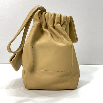 【中古品】【レディース】 JIL SANDER ジルサンダー J08WD0030 BOW POUCH BAG ポーチ バッグ カバン ブランド 180-250207-mh-05-fuz カラー：イエロー 万代Net店