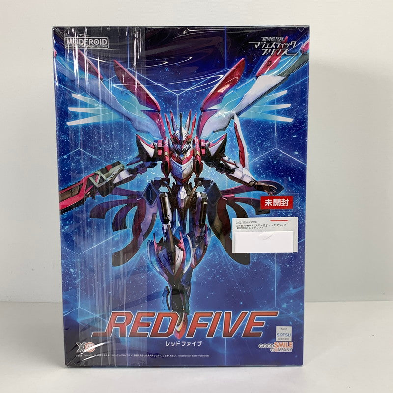 【中古美品】 未開封 銀河機攻隊 マジェスティックプリンス MODEROID レッドファイブ 059-260212-io-11-fuzh 万代Net店