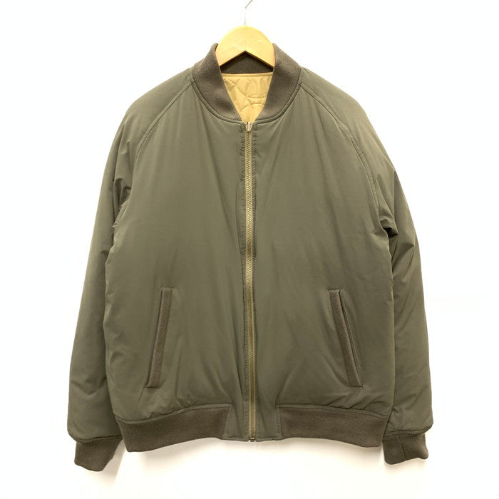 【中古品】【メンズ】 Eddie Bauer エディー・バウアー リバーシブルダウンジャケット アウター ブランド 古着 144-250208-gm-13-fuz サイズ：L カラー：オリーブ 万代Net店